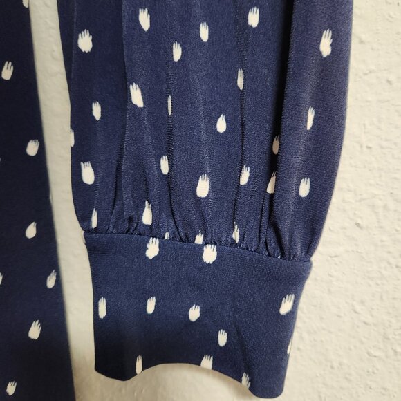 Petite Assembly Long Sleeve Wrap Midi Dress Size MP - Picture 4 of 5